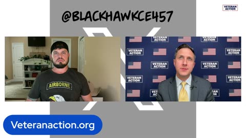 Mark Lucas founder of Veteranaction.org w/host @blackhawkce457 Please repost!