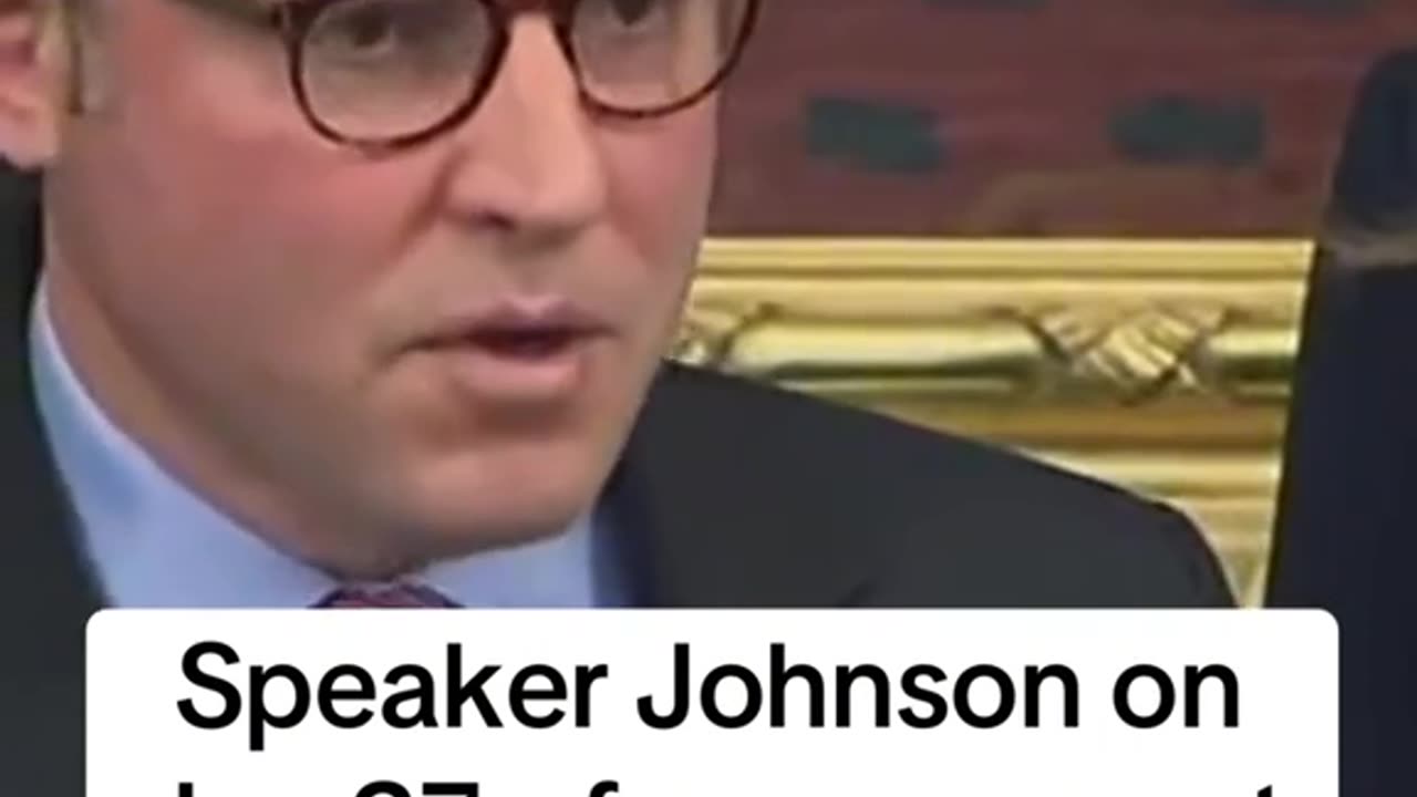 Breaking ⛔️Speaker Johnson on day 27 of government shutdown
