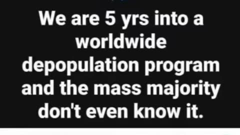 The Blind and the Depopulation Plan