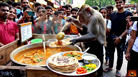 Monkey Business :-street food hacks that will Blow your mind