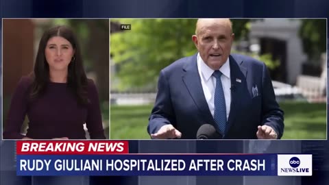 Rudy Giuliani is hospitalized w/ serious injuries