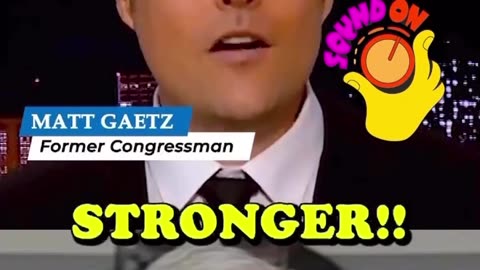 Matt Gaetz ~ We want our money back