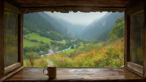 "Gentle Mountain Rain 🌿 Deep Calm & Inner Reset Retreat"
