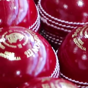 "How a Kookaburra Cricket Ball is Made in 60 Seconds! 🏏"