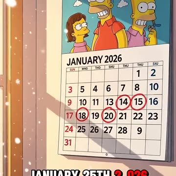 SIMPSON'S... WEATHER FORCAST 2026