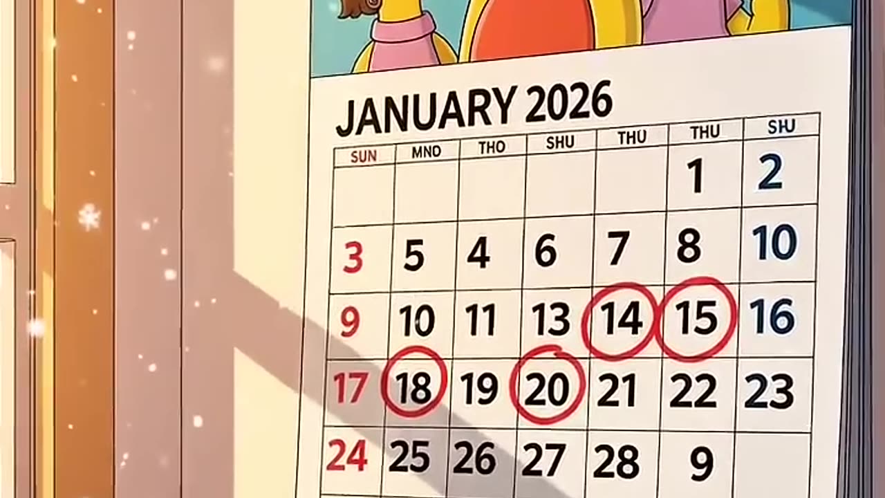 SIMPSON'S... WEATHER FORCAST 2026