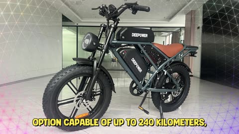 Deepower QS7 Electric Bike 1000W Motor 48V 60AH Battery 20 Inch Fat Tire Electric Bike