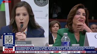 Governor Hochul squirms in her seat as she listens to brutaI crimes committed