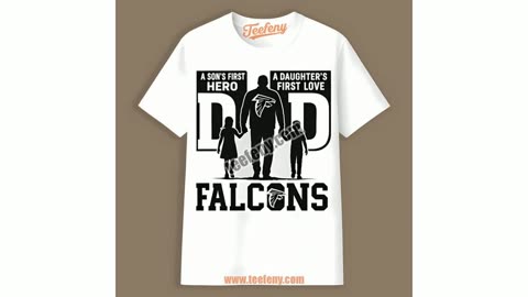 Atlanta Falcons Dad Fathers Day A Sons Hero Daughters Love Classic Shirt