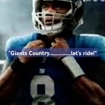 RUSSELL WILSON IS A NEW YORK GIANT