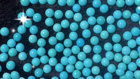 20250806-3 Natural Turquoise Sterling Treatment Round Beads Embrace Green Rhyme and Streamer