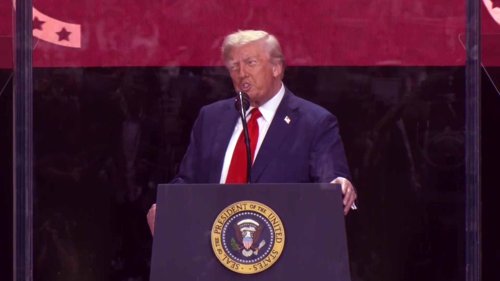 Trump hails Charlie Kirk as patriot at Arizona memorial