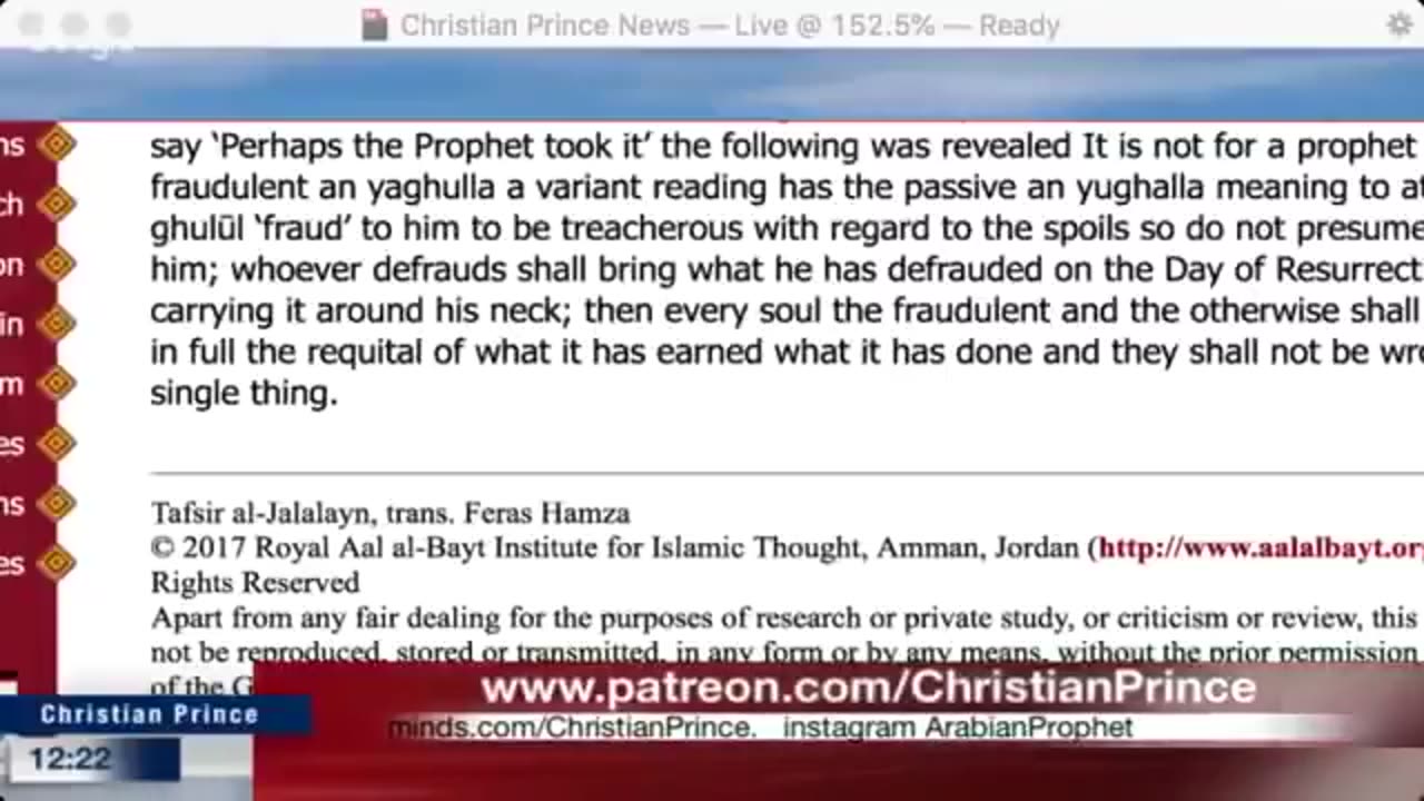 Christian prince This is how muslims see their prophet