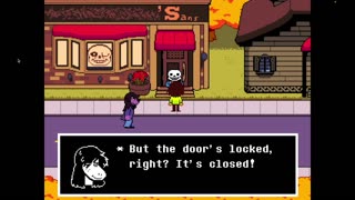 Encountering Sans in Deltarune Chapter 4: Marm's Let's Play Deltarune Livestream Highlight