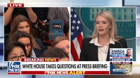 'Ridiculous question': Leavitt torches NBC reporter
