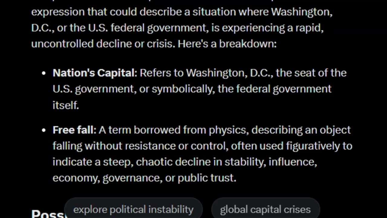 Santa Surfing - 61725 - Trump demands UNCONDITIONAL SURRENDER! Parade comm - DC in Free Fall!