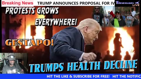 Protests everywhere as Trumps health continues to decline!