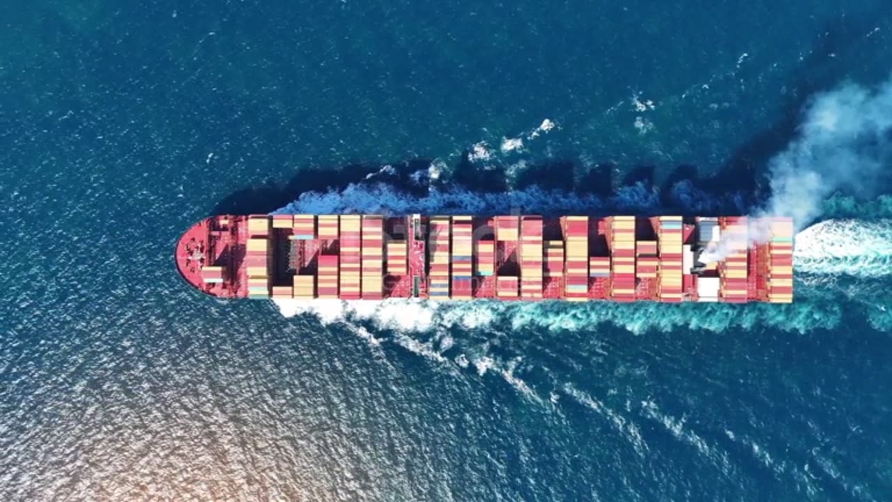 The big cruise Ship in the Blue Ocean
