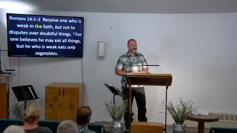 Strong And Weak. How Are They To Relate? - Romans 14:1-8
