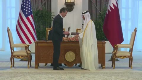 president trump participates in a signing ceremony