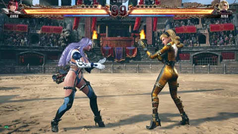 anna ivy vs nina Tekken 8 4k