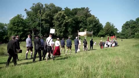 Catholics in Germany mark Corpus Christi with lake procession