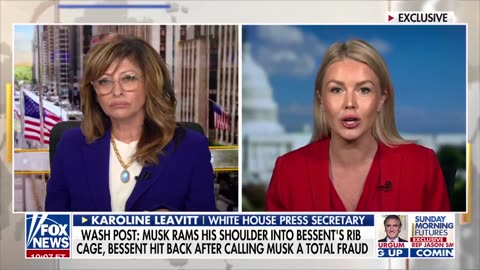 W.H. Press Sec. Karoline Leavitt spoke about the GOP divided over the Bill