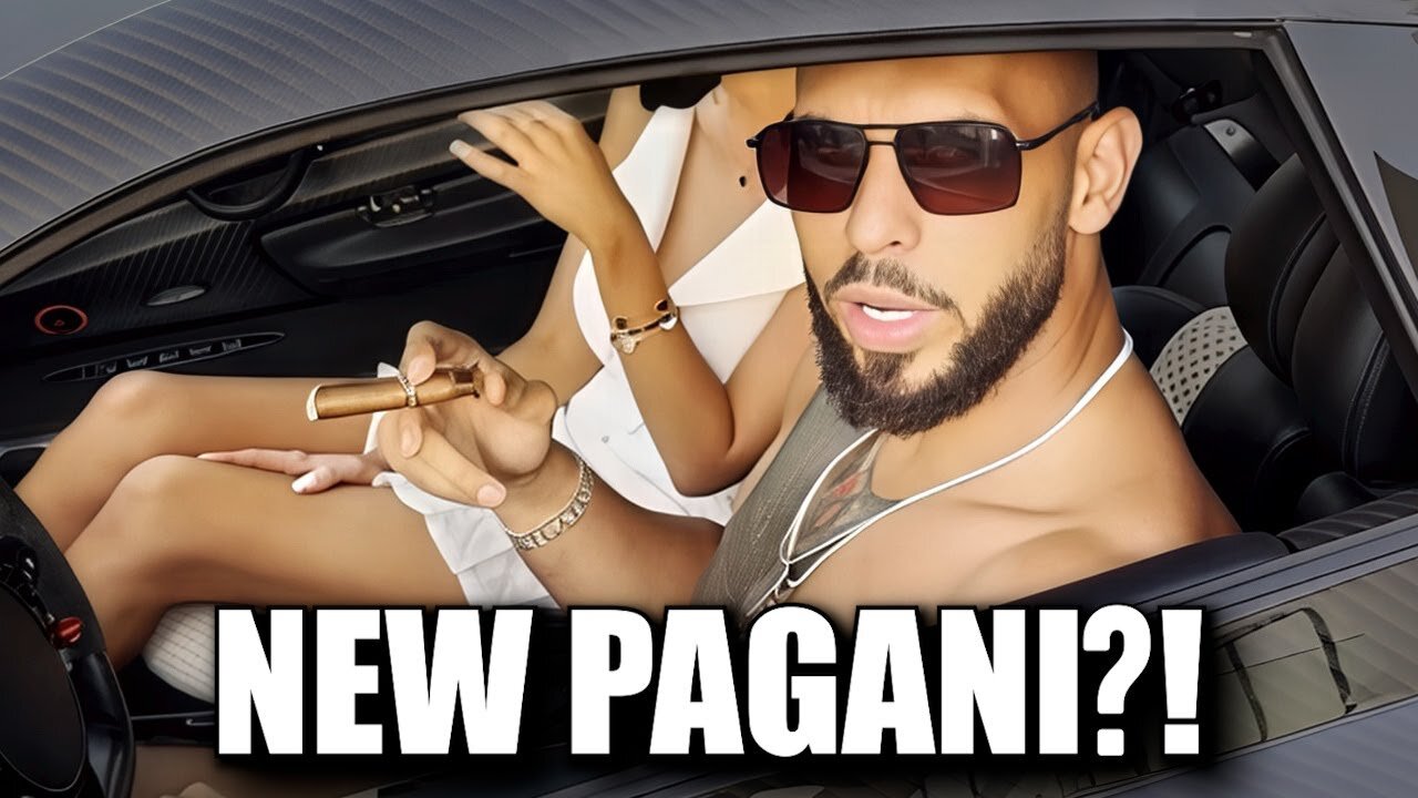 Andrew Tate Celebrates his New $7,000,000 Pagani Huayra BC