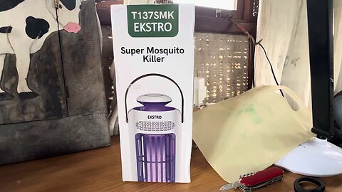 unboxing of the ekstro mosquito zapper