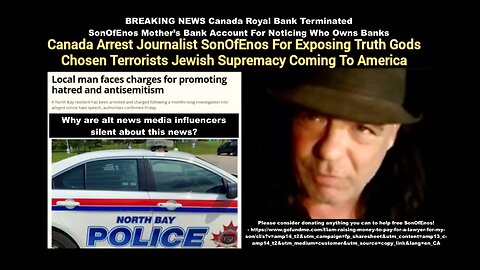 BREAKING NEWS Canada Royal Bank Terminated SonOfEnos Mother Bank Account For Noticing Who Owns Banks
