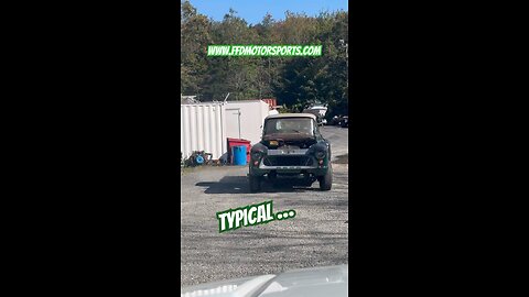 1957 Chevy Truck is running and soon leaving #bbc #454 #carburetor