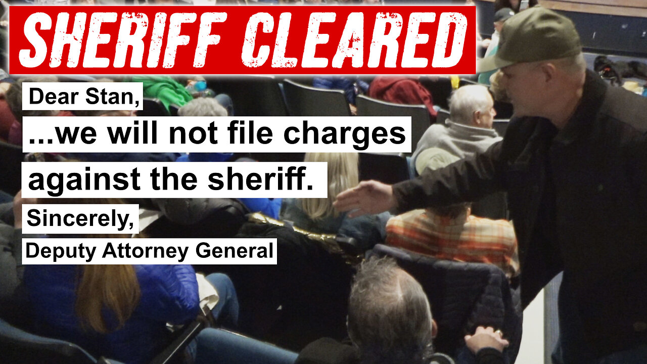 NORRIS CLEARED: "We will not file charges against the sheriff."