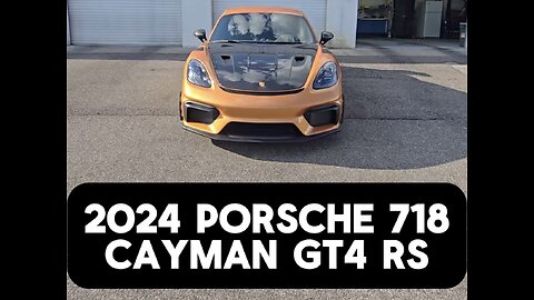 2024 Porsche 718 Cayman GT4 RS