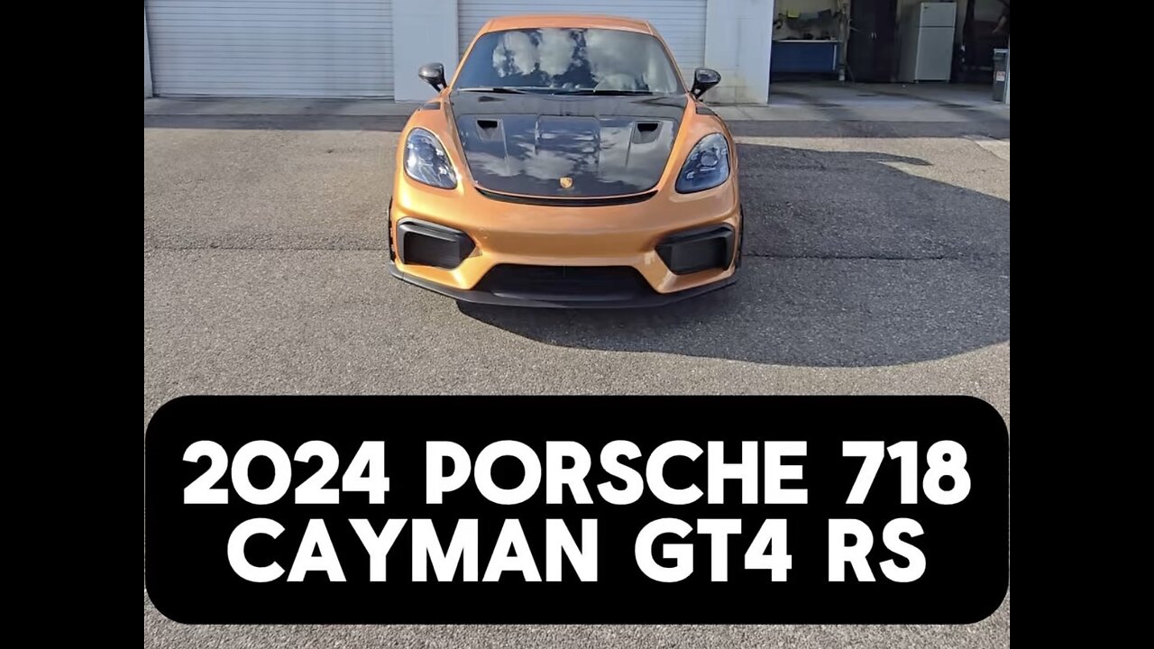 2024 Porsche 718 Cayman GT4 RS
