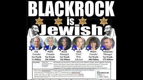Who was invested in all those banks that got BAILOUTS back in 2008? Blackrock & their CEO Larry Fink