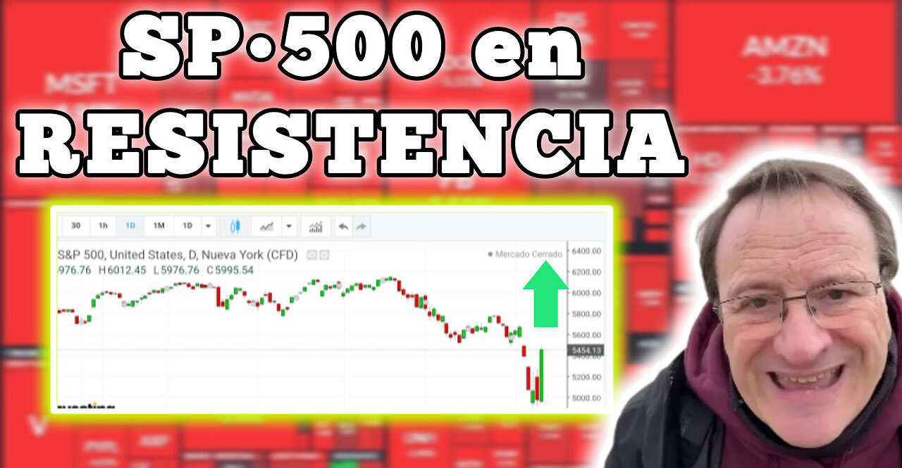 SP500 baja, BITCOIN resiste y el ORO en MÁXIMOS - José Luis Cava - Noticias Cripto