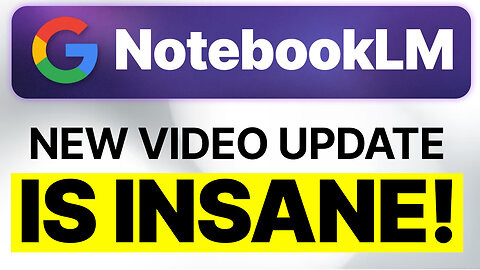 New Google NotebookLM Video Update Is INSANE (FREE!) 🤯