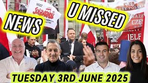 CHARLIE WARD DAILY NEWS WITH CHARLIE WARD, PAUL BROOKER & WARREN THORNTON TUESDAY 3RD JUNE 2025
