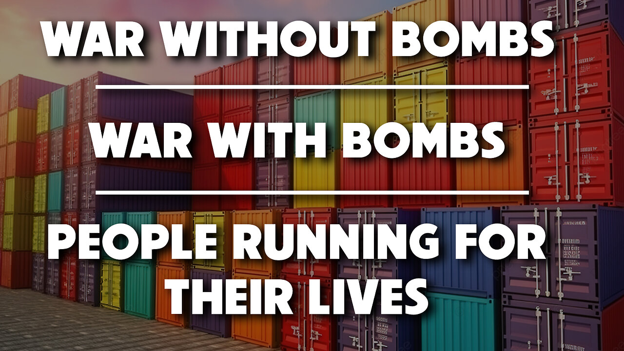 War without Bombs, War with Bombs & People Running for their Lives 04/10/2025