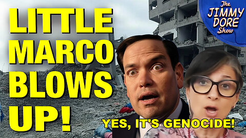 Francesca Albanese Truth Telling About Genocide FREAKS OUT Marco Rubio