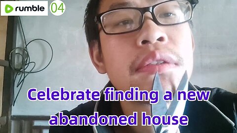 Celebrate finding a new abandoned house, bought a fish to eat