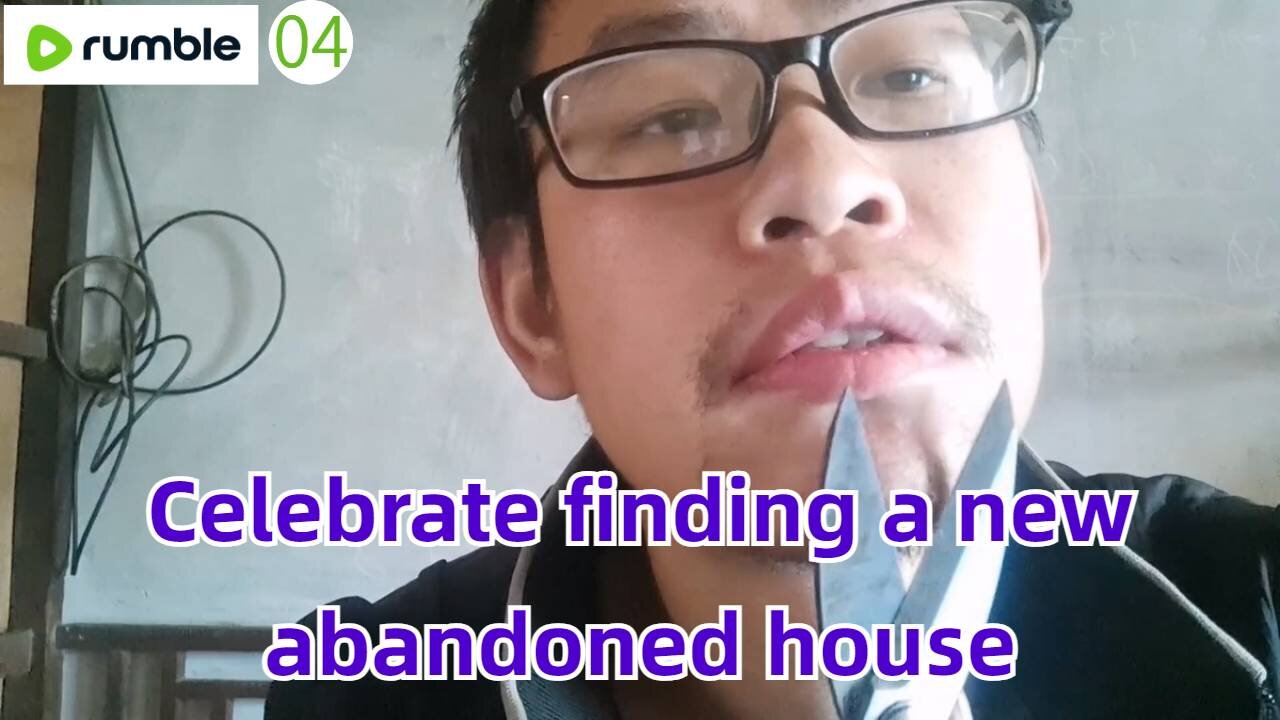 Celebrate finding a new abandoned house, bought a fish to eat