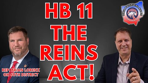 Rep. Brian Lorenz 60th Dist. | HB 11 The Reins Act