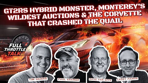 GT2RS Hybrid Monster, Monterey’s Wildest Auctions & The Corvette That Crashed the Quail