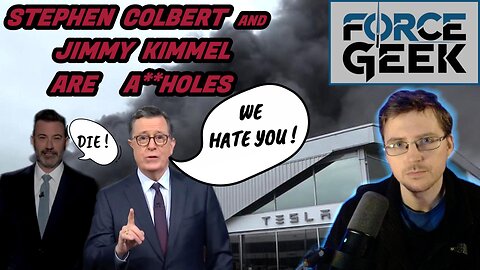 STEPHEN COLBERT AND JIMMY KIMMEL ARE A**HOLES