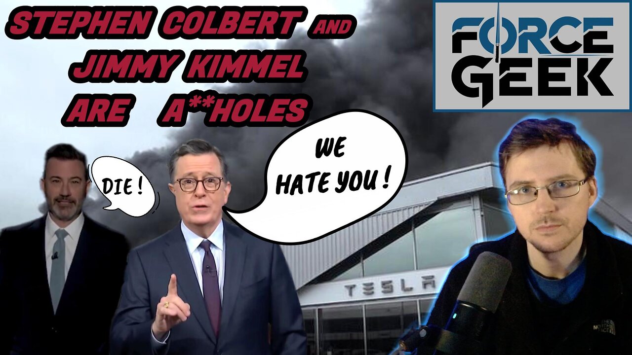 STEPHEN COLBERT AND JIMMY KIMMEL ARE A**HOLES