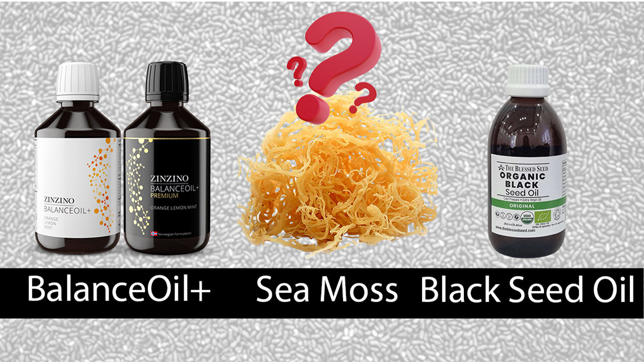 Sea Moss, Black Seed Oil & BalanceOil+: The Missing Link to Better Results