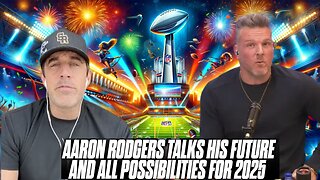 Aaron Rodgers CONFIRMS with Pat McAfee he's NOT retiring... Maybe?