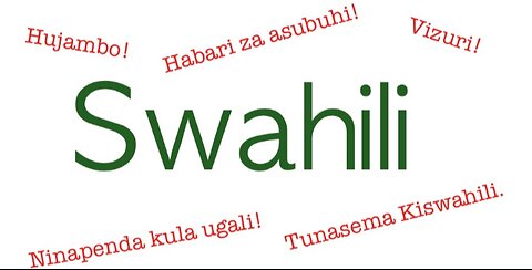 Swahili Class On Sunday