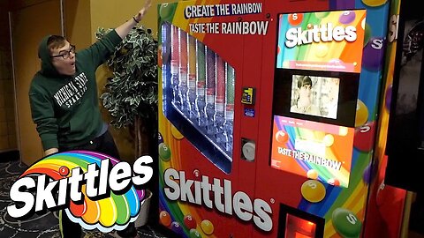 WORLD'S LARGEST SKITTLES VENDING MACHINE!